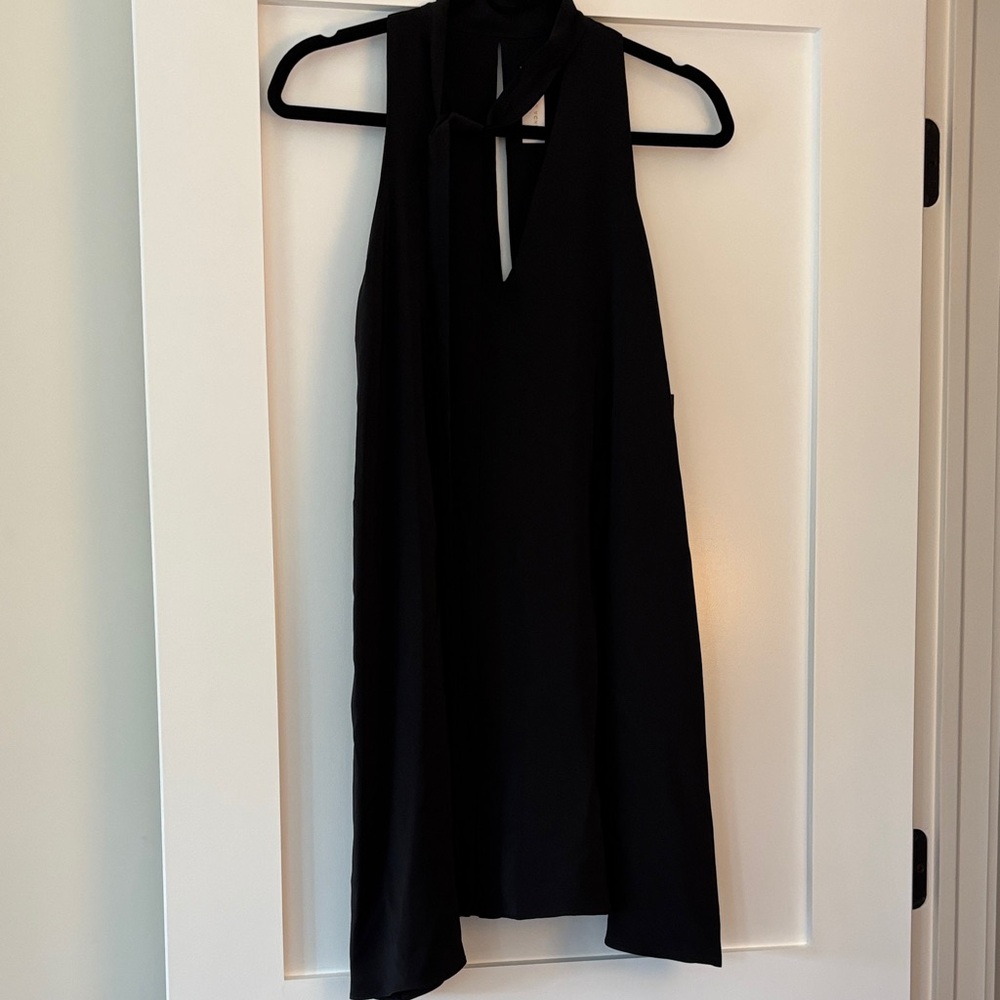 Amanda Uprichard Black Mini Dress Size S Sleeveless Party